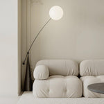 Opal Arc Floor Lamp 61.4"