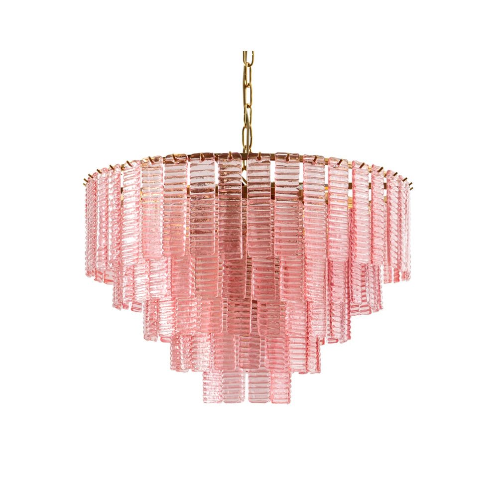 Opalora Pink Murano Chandelier