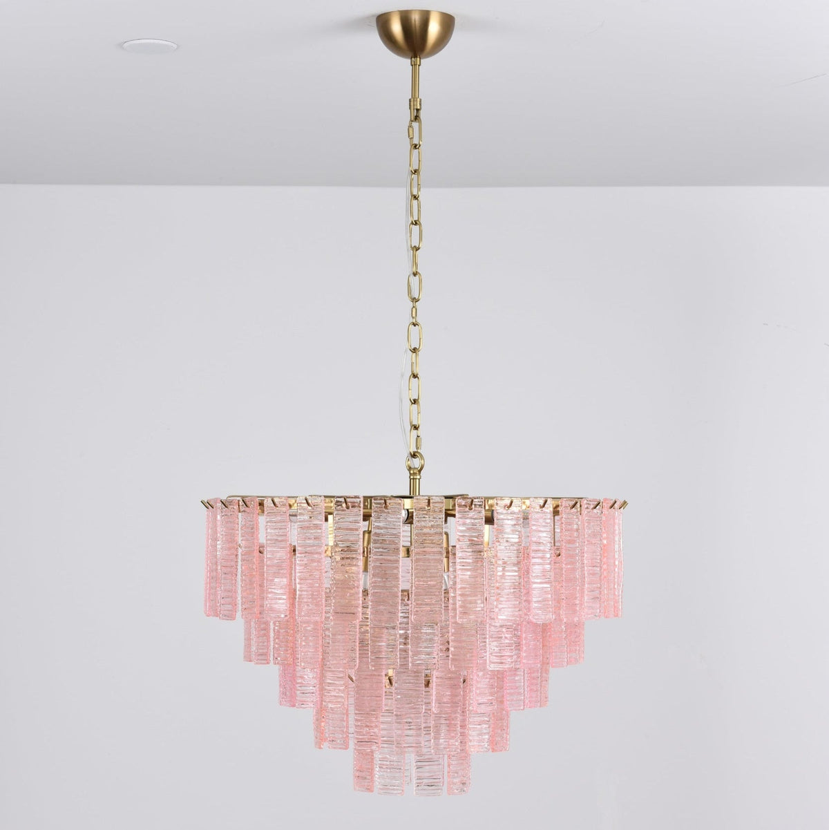 Opalora Pink Murano Chandelier