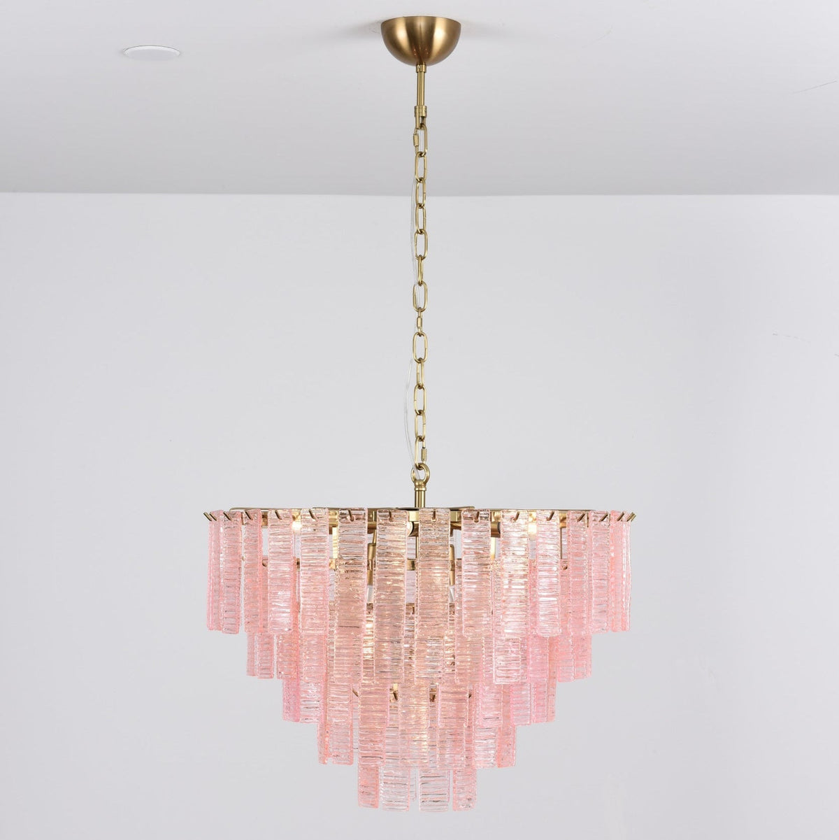Opalora Pink Murano Chandelier
