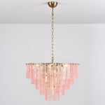 Opalora Pink Murano Chandelier
