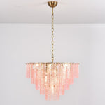 Opalora Pink Murano Chandelier