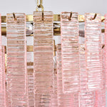 Opalora Pink Murano Chandelier