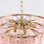 Opalora Pink Murano Chandelier