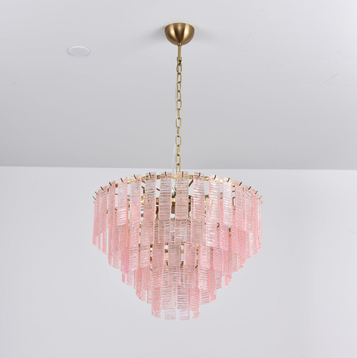 Opalora Pink Murano Chandelier