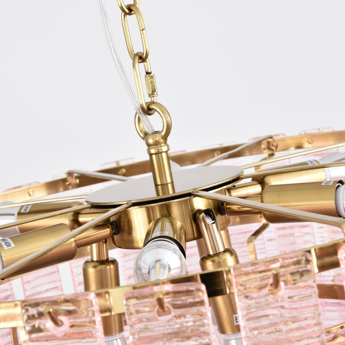 Opalora Pink Murano Chandelier