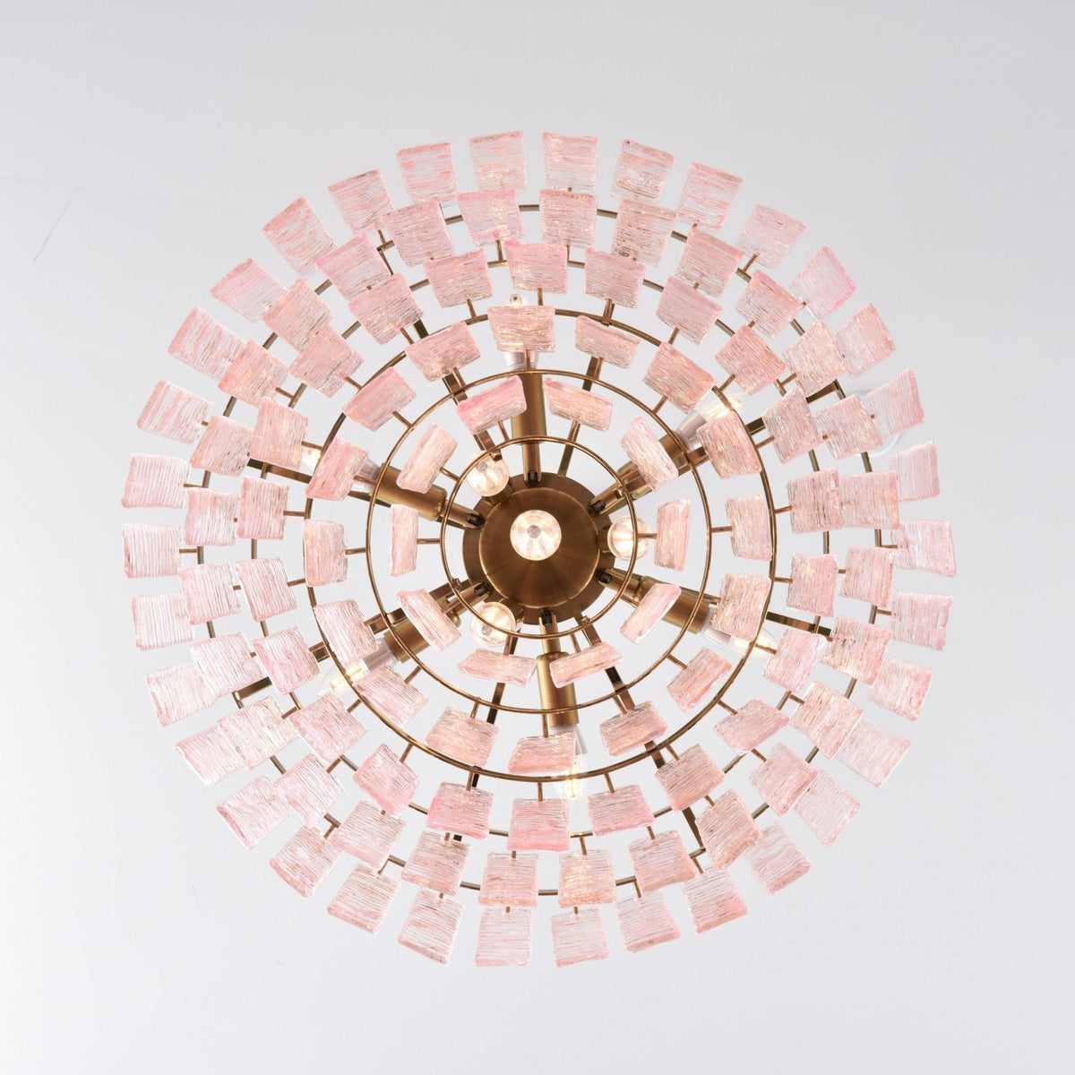 Opalora Pink Murano Chandelier