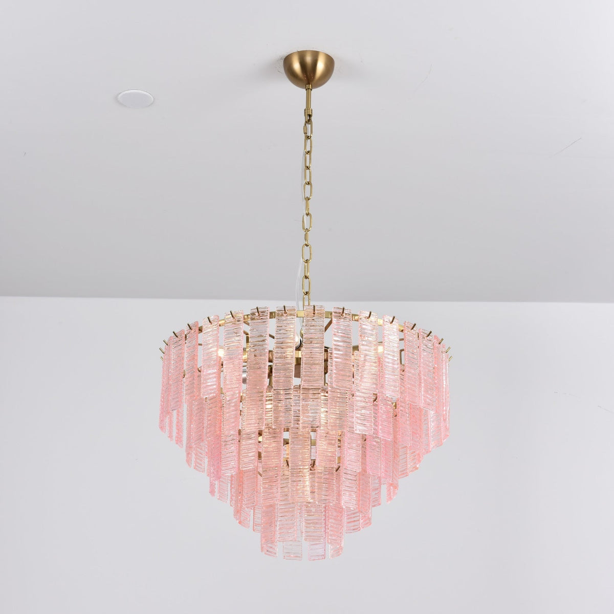 Opalora Pink Murano Chandelier