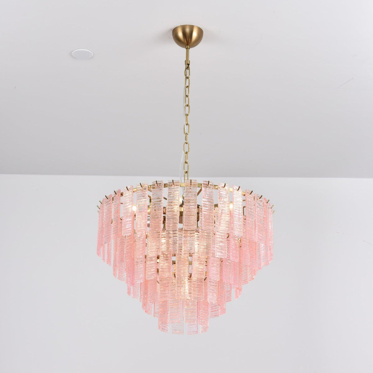 Opalora Pink Murano Chandelier