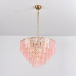 Opalora Pink Murano Chandelier