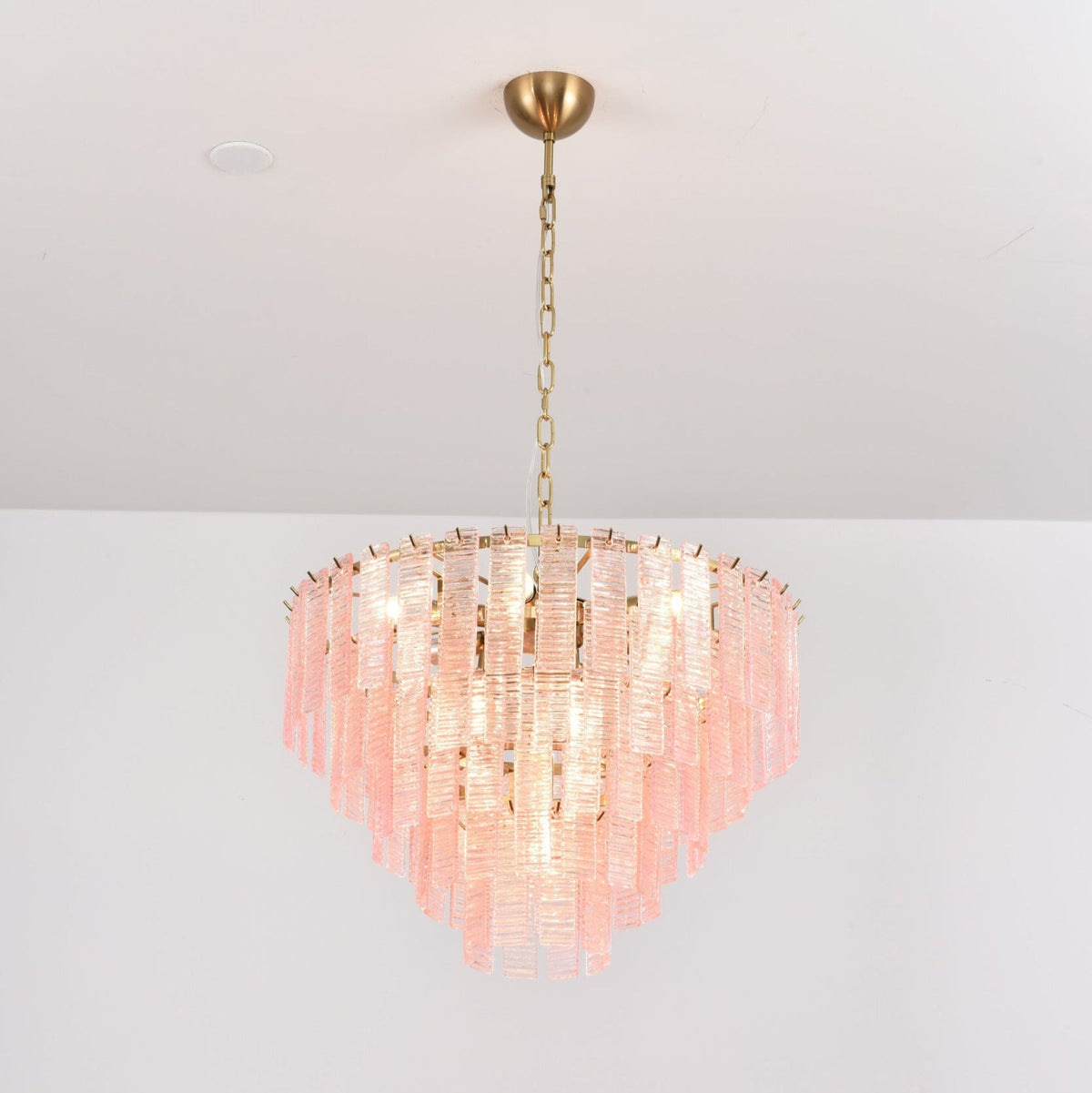 Opalora Pink Murano Chandelier