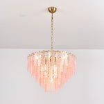 Opalora Pink Murano Chandelier