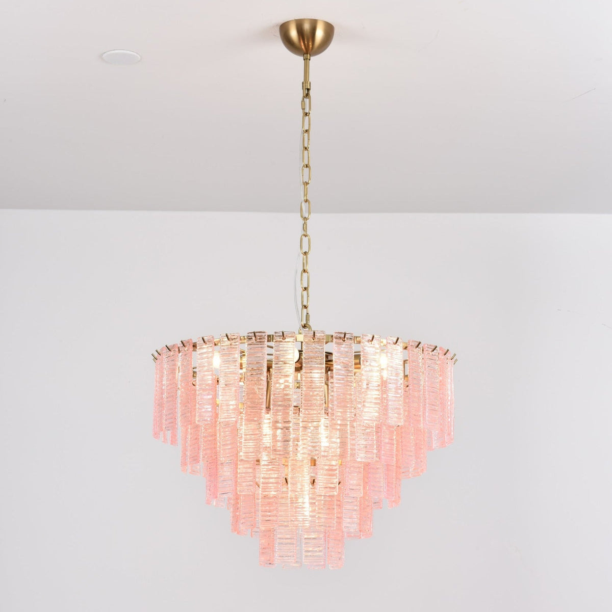 Opalora Pink Murano Chandelier
