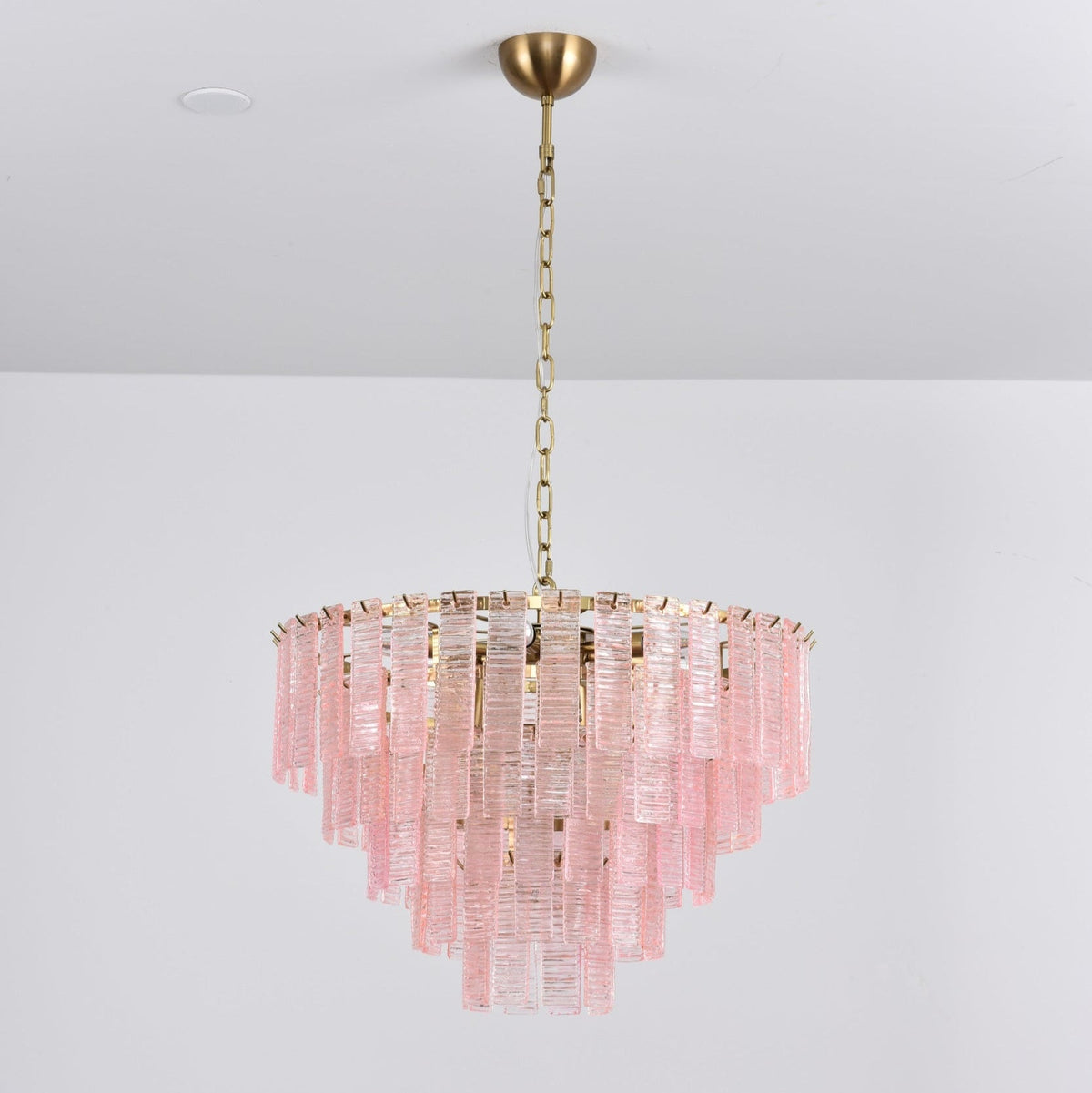 Opalora Pink Murano Chandelier