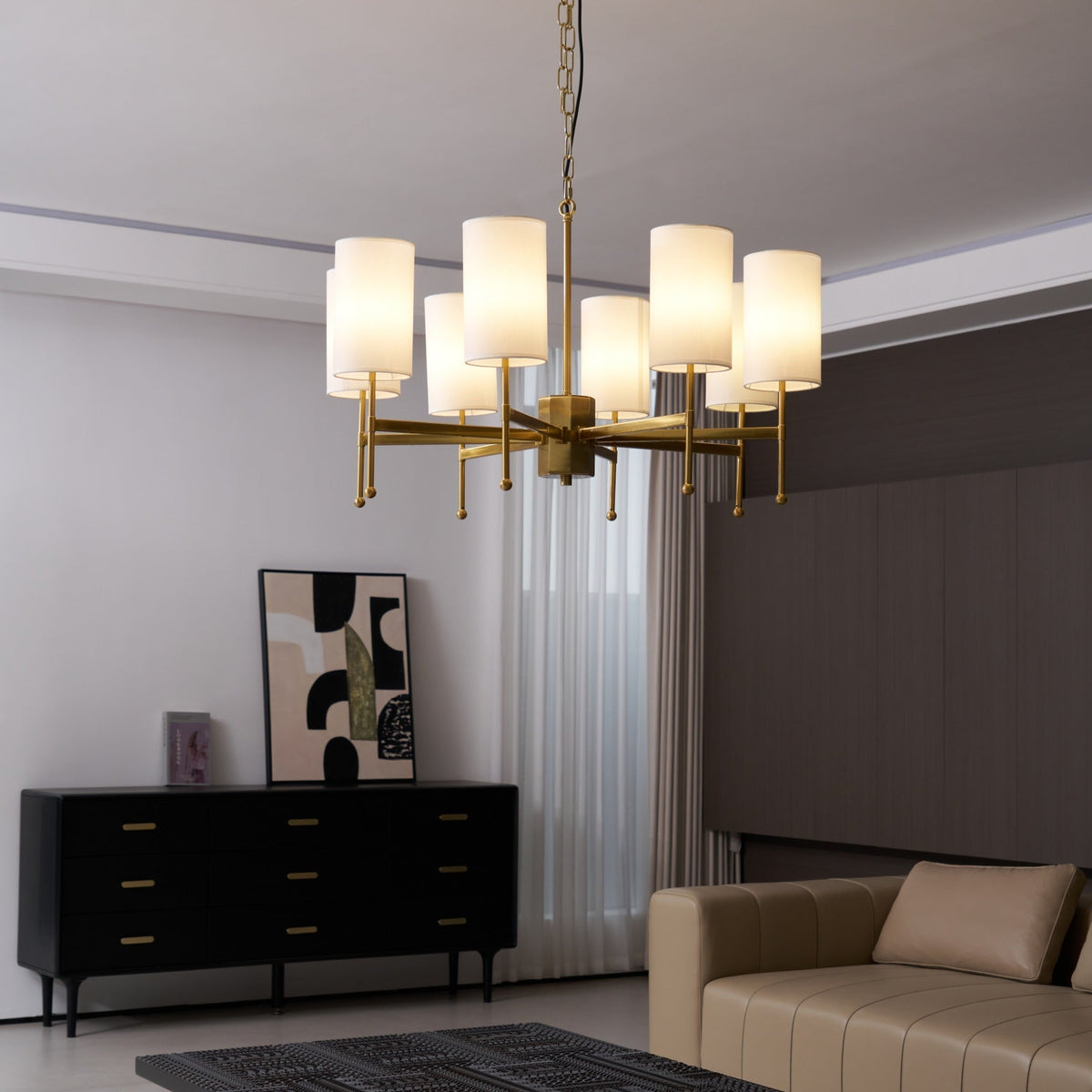 Brilliancess Brass Chandelier