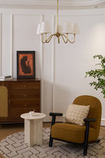 Opaluxe Brass Chandelier