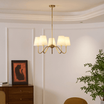 Opaluxe Brass Chandelier