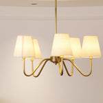 Opaluxe Brass Chandelier