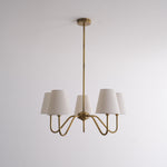 Opaluxe Brass Chandelier