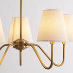 Opaluxe Brass Chandelier