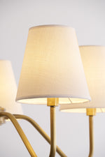 Opaluxe Brass Chandelier