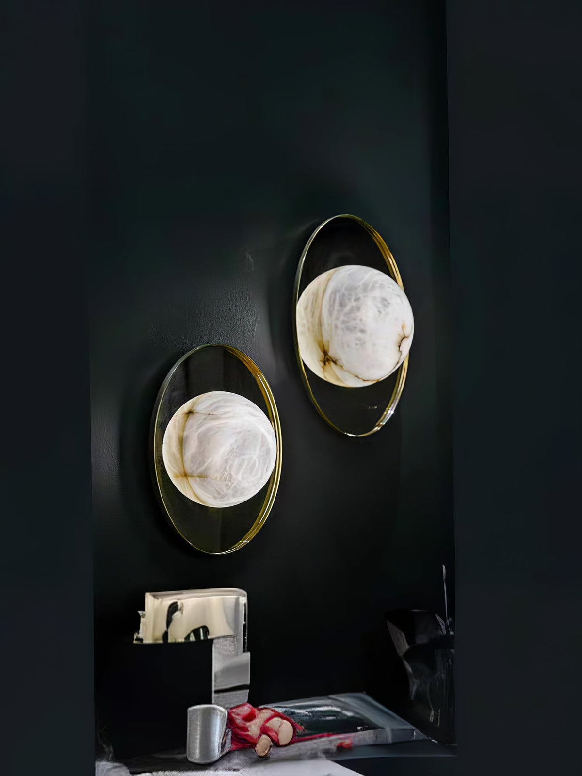 Ophela Alabaster Sconce