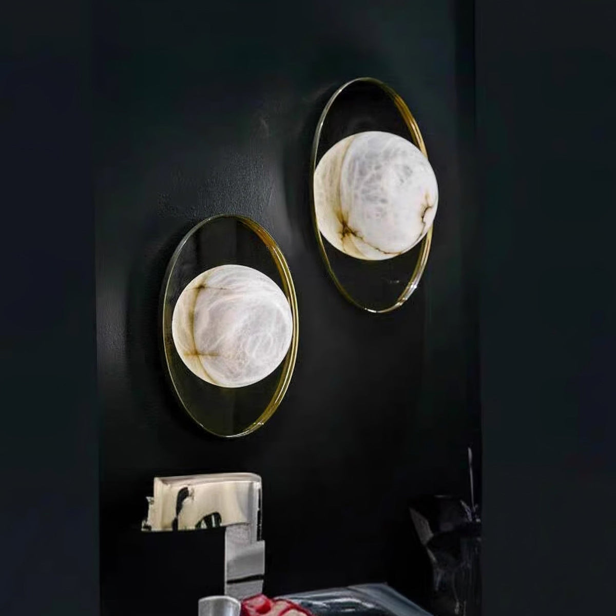 Ophela Alabaster Sconce