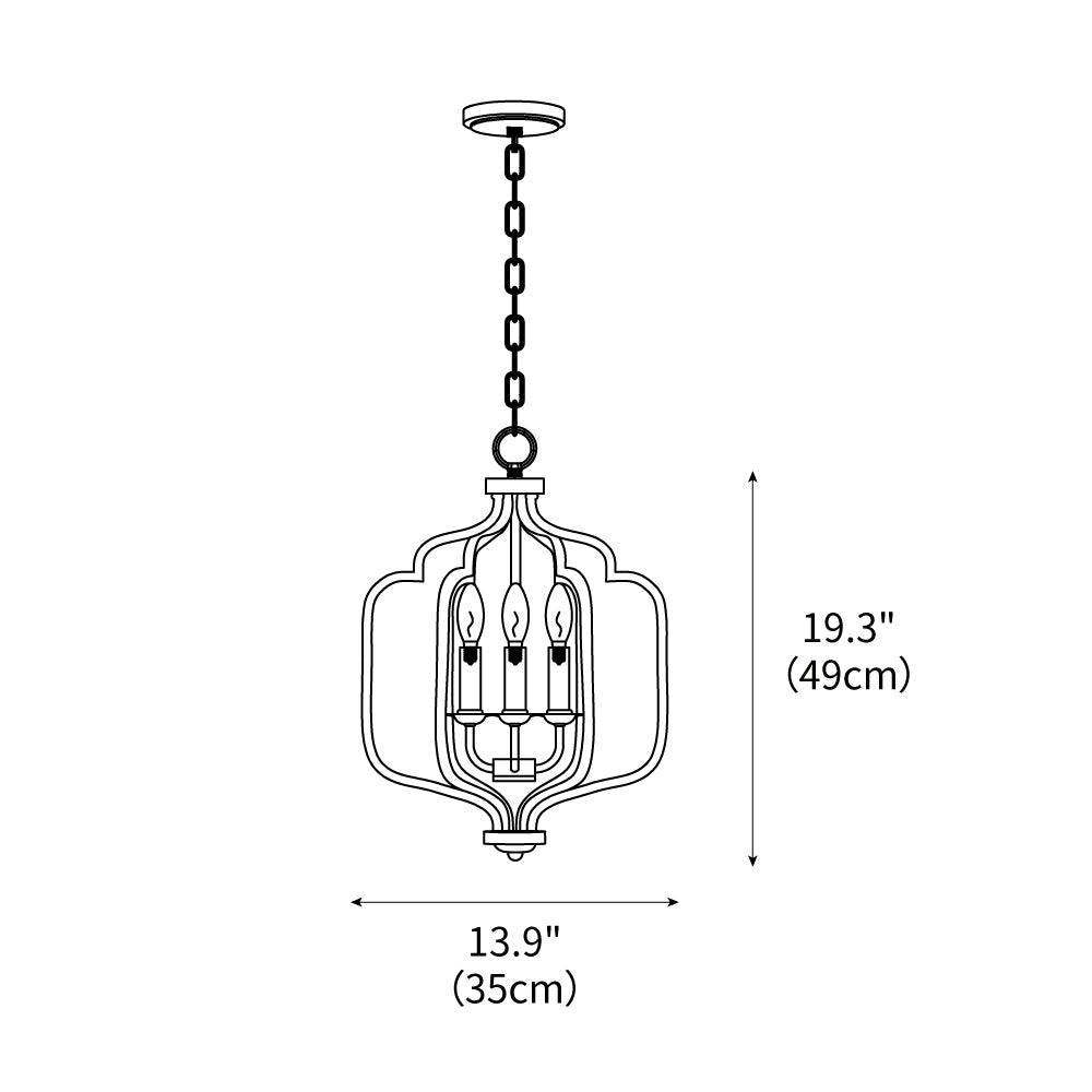 Ophelia Winter Chandelier