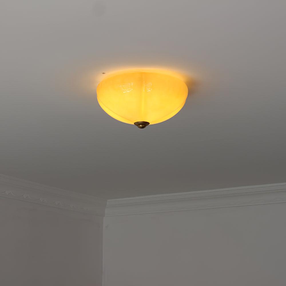 Orange Mushroom Ceiling Lamp 11.8"