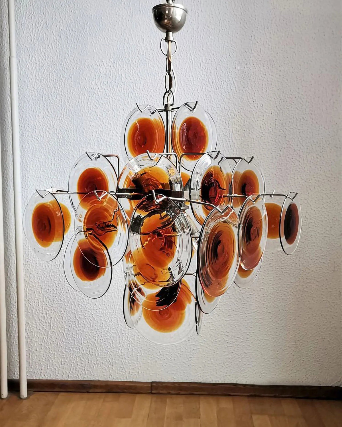 Mazzega Vistosi Murano Chandelier