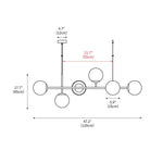 Orb Chandelier 47.2"