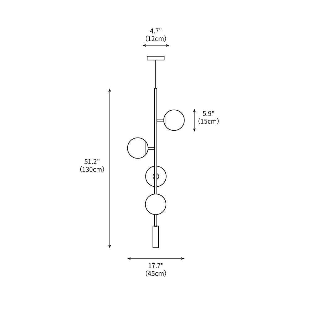 Orb Pendant Light 17.7"