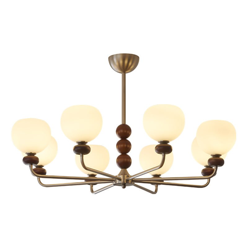 Orb Walnut Chandelier