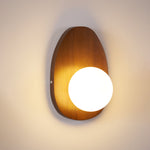 Orba Walnut Wall Lamp