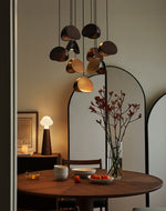 Orbit Fold Wood Pendant Light