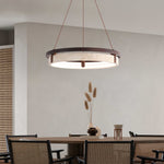 Orbit Travertine Pendant Light