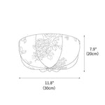 Orchid Fabric Ceiling Lamp