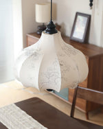 Orchid Fabric Pendant Light