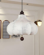 Orchid Fabric Pendant Light