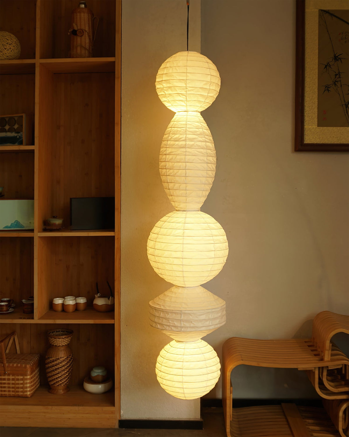 Ori Lantern Series Swag Pendant Lamp