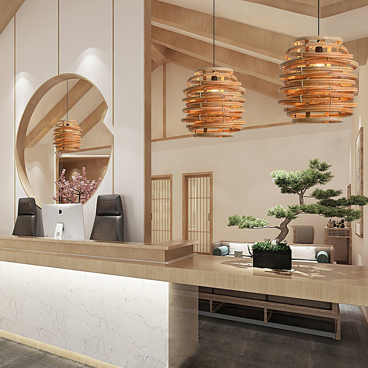 Oriana Grass Bamboo Pendant Lamp