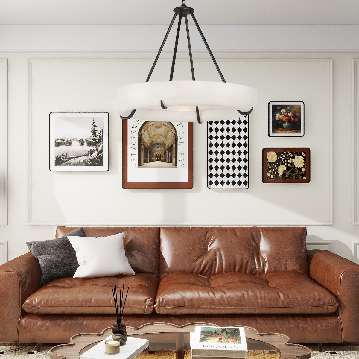 Orion Alabaster Chandelier