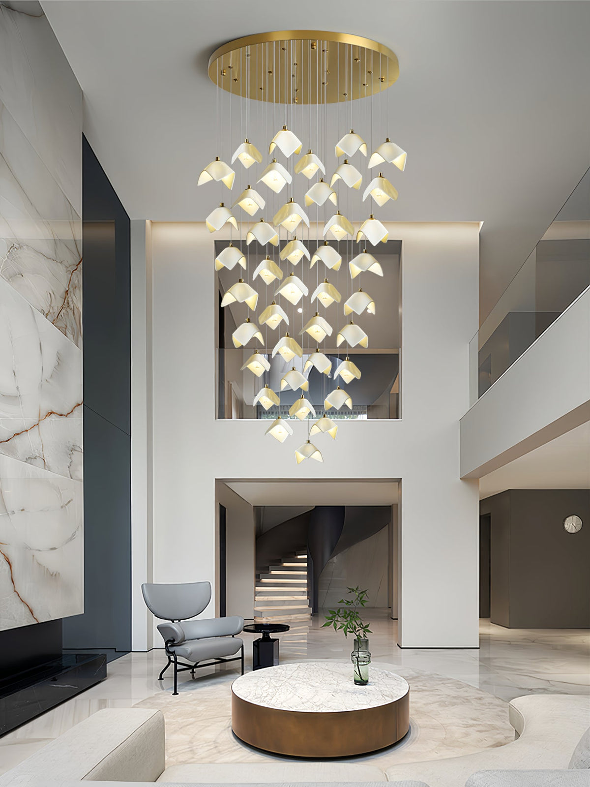 Orlani Cascade Stairs Chandelier