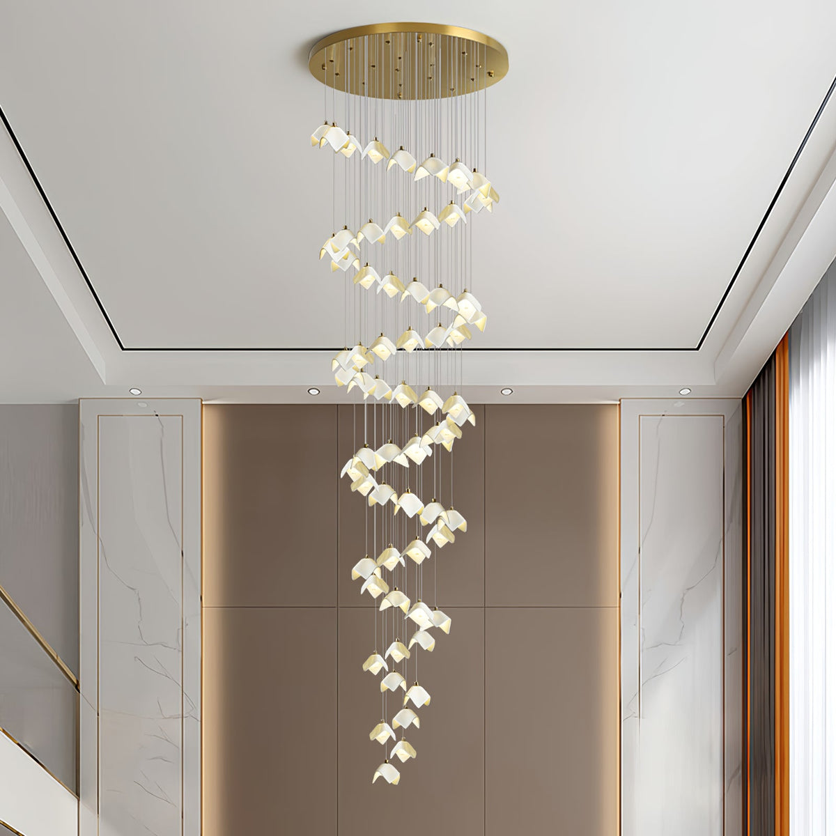 Orlani Cascade Stairs Chandelier