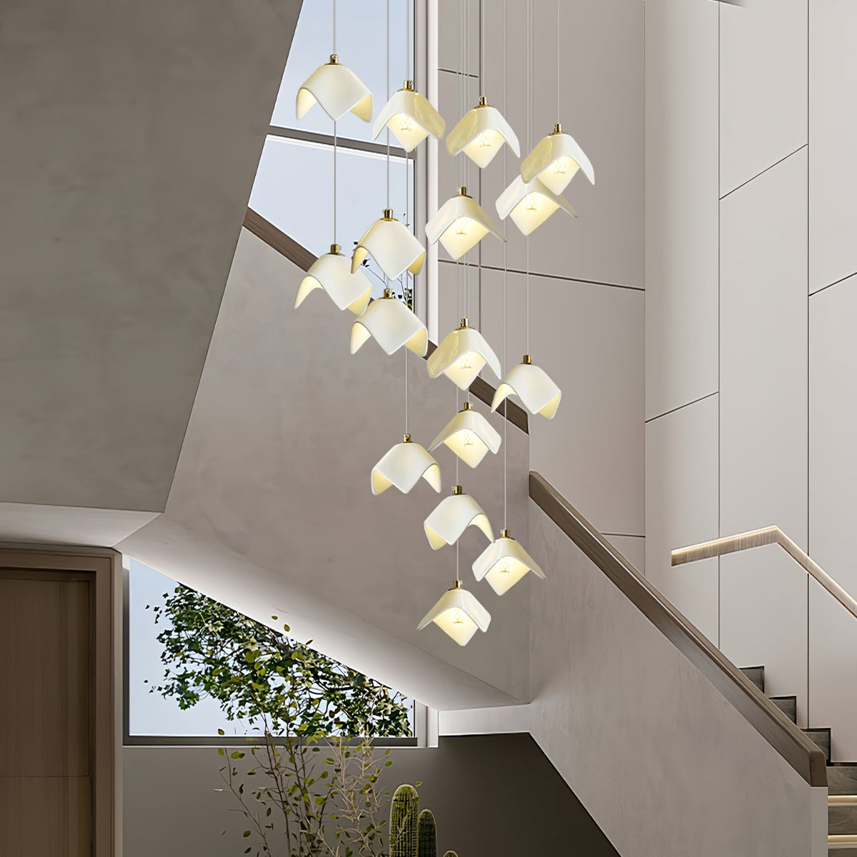 Orlani Cascade Stairs Chandelier