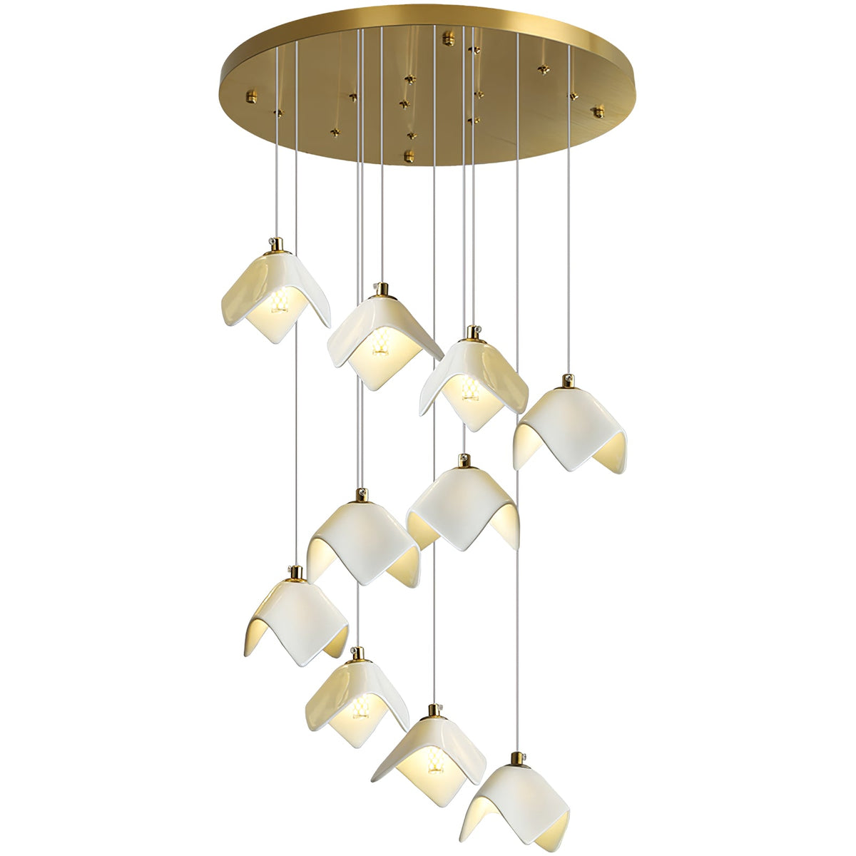 Orlani Cascade Stairs Chandelier