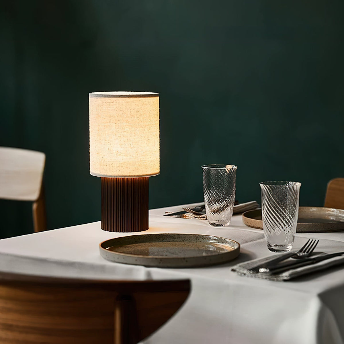 Orlo Ribbed Table Lamp