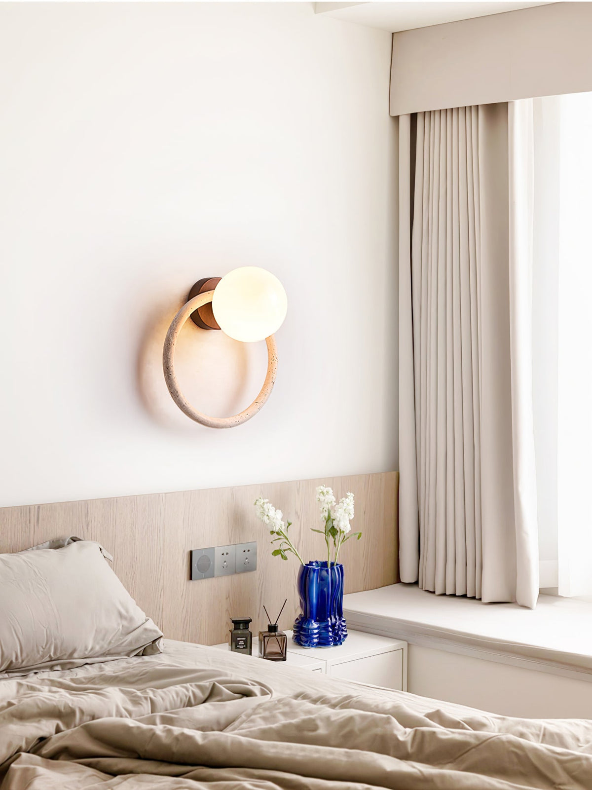 Orria Travertine Wall Light