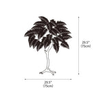 Ostrich Feather Table Lamp 29.5″