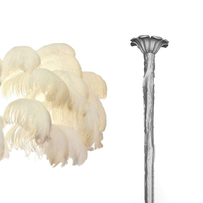 Ostrich Feather Chandelier